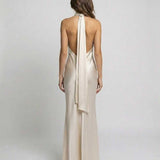 Sienna Valérie | Satin Wedding Guest Maxi Dress