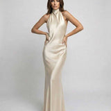 Sienna Valérie | Satin Wedding Guest Maxi Dress