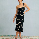 Serene Curve | Bodycon Midi Dress with Mermaid Hem