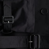 Élodor | Belted High Collar Trench Coat