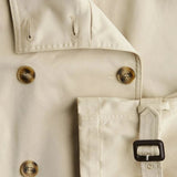 Élodor | Belted High Collar Trench Coat