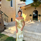 Elarae | Satin Backless Maxi Dress